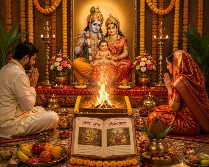 Harivansh Puran Puja For Santan prapti